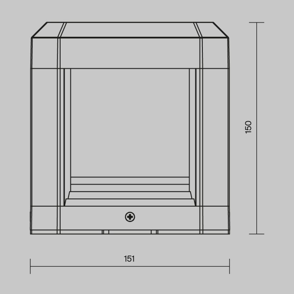 Ландшафтный светодиодный светильник Maytoni Royal Mile O019FL-L13GR3K