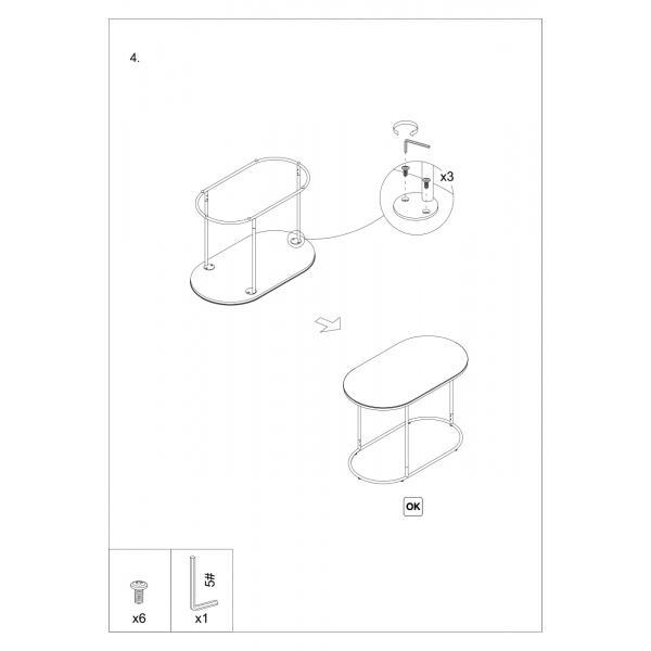 40AD-00065 Столик журнальный (набор 2шт) d48*56/66*37*45,5см