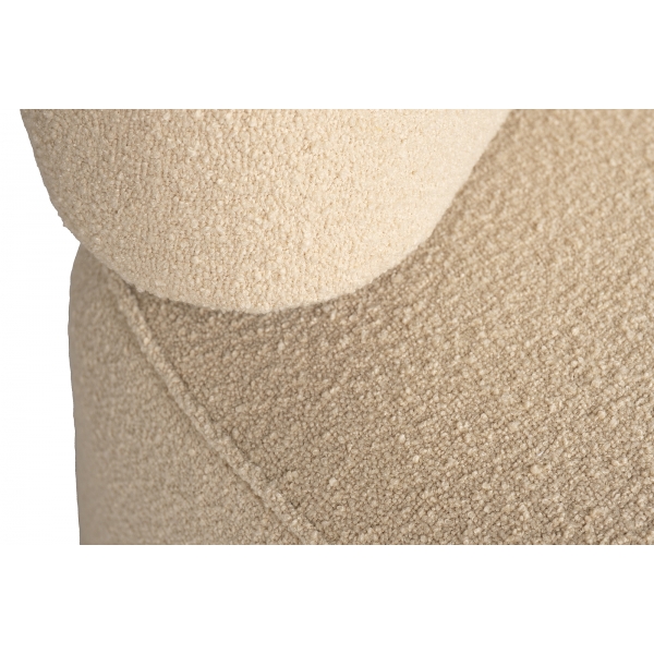 58DB-23052 Кресло ткань букле бежевое 85*79*69см