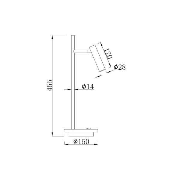 Настольная лампа Maytoni Estudo Z010TL-L8W3K