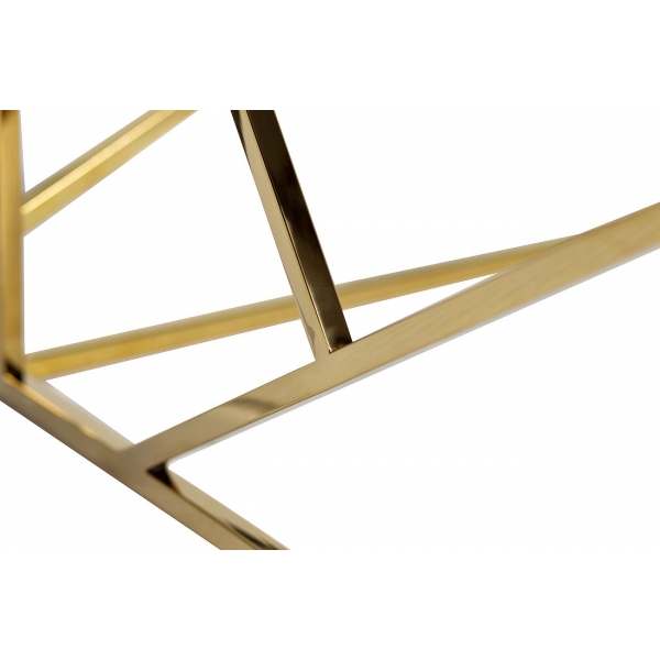 47ED-CT015GOLD	Стол журнальный прозр.стекло/золото 120*60*40см