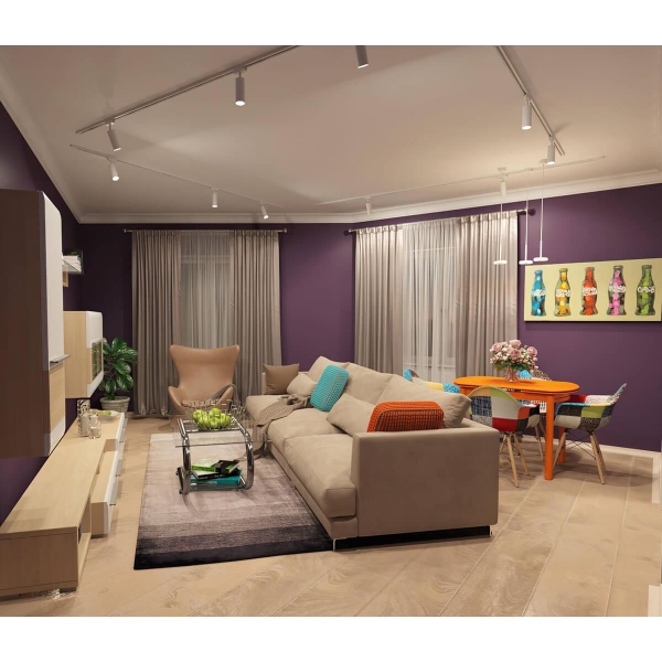 Трековый светильник Denkirs Solid Tube DK6202-WH