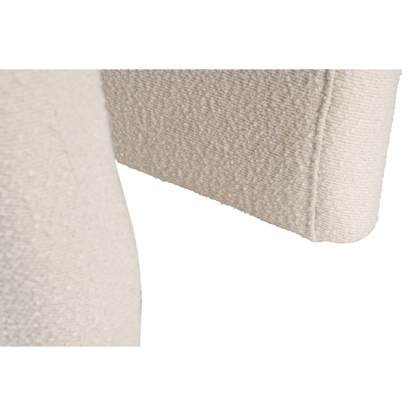GY-08717 Банкетка букле белый d54*40,5*45,5см