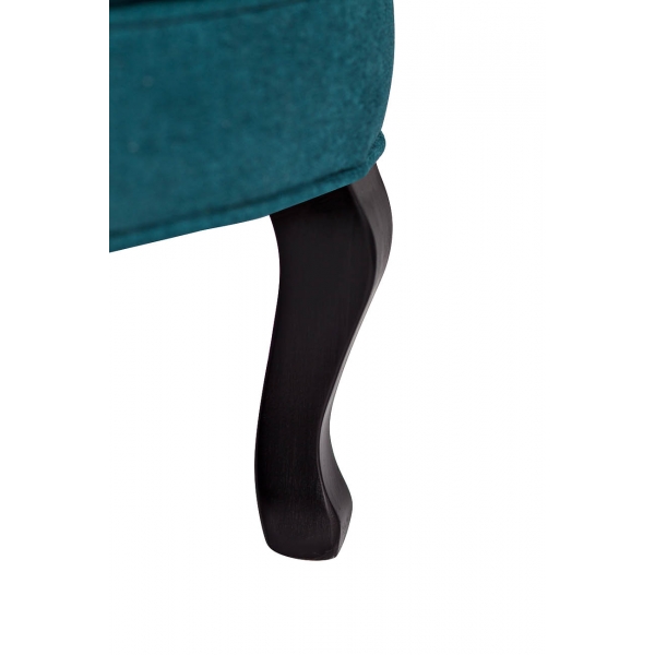 PJC741-PJ618 Кресло велюр синий/бирюзовый 64*70,5*77см