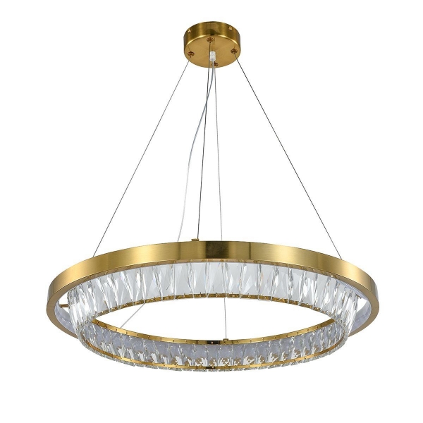 Подвесной светодиодный светильник Indigo Riva 12045/1P Brass V000102L