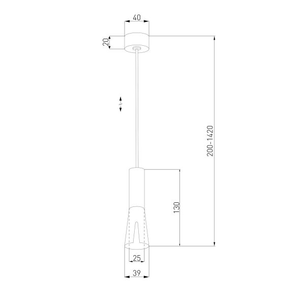Подвесной светодиодный светильник Elektrostandard Pino 50311 LED a067972