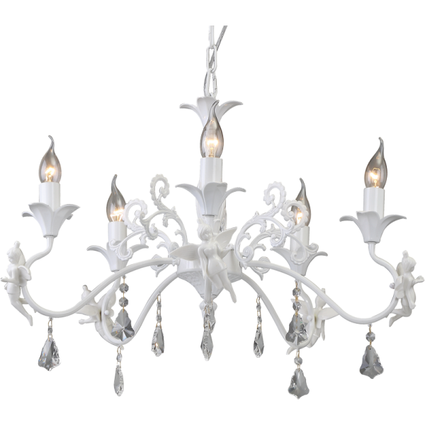 Подвесная люстра Arte Lamp Angelina A5349LM-5WH