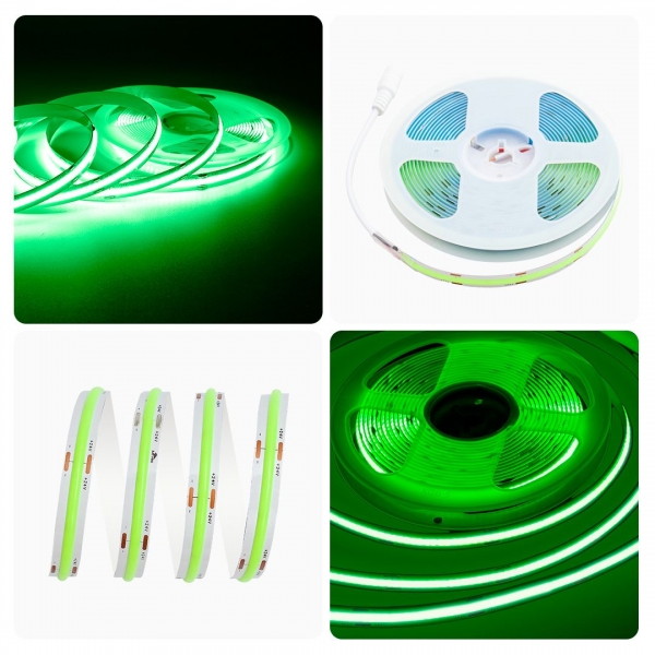 Светодиодная лента Apeyron 14W/m 512LED/m COB зеленый 3M 213ОО