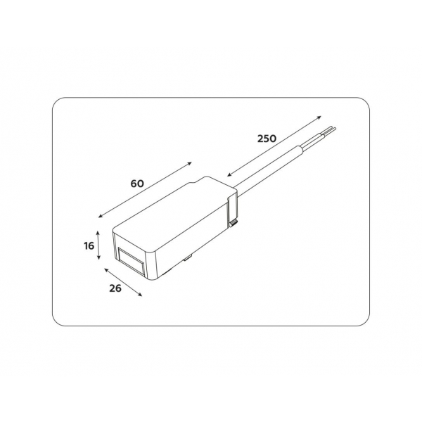 Ввод питания для шинопровода Ambrella light Track System GV1261