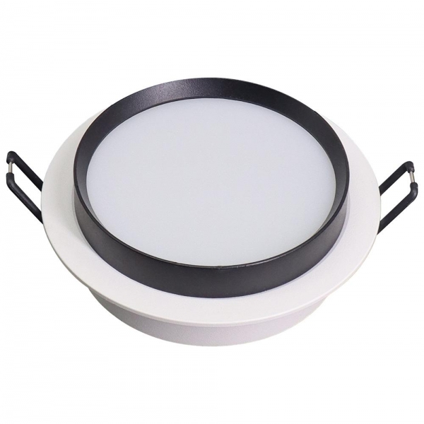 Светильник встраиваемый Feron DL507 потолочный GX53 белый + черный круг 51351