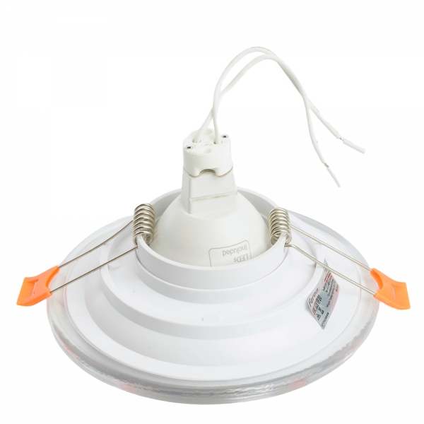 Светильник встраиваемый Feron DL8270 потолочный MR16 G5.3 прозрачный, белый 51151