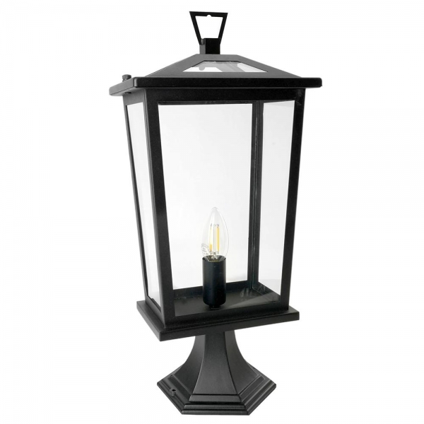 Светильник садово-парковый Feron PL754  на постамент 60W 230V E14, черный 51280