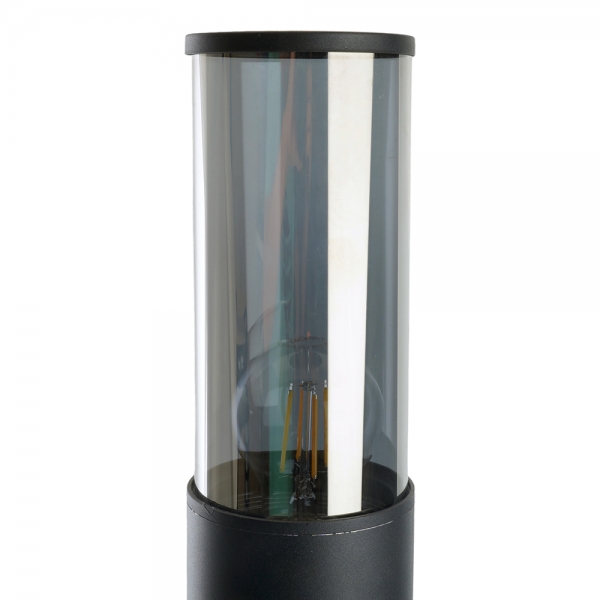 Светильник садово-парковый Feron DH1305, столб,  E27 230V, черный 51333