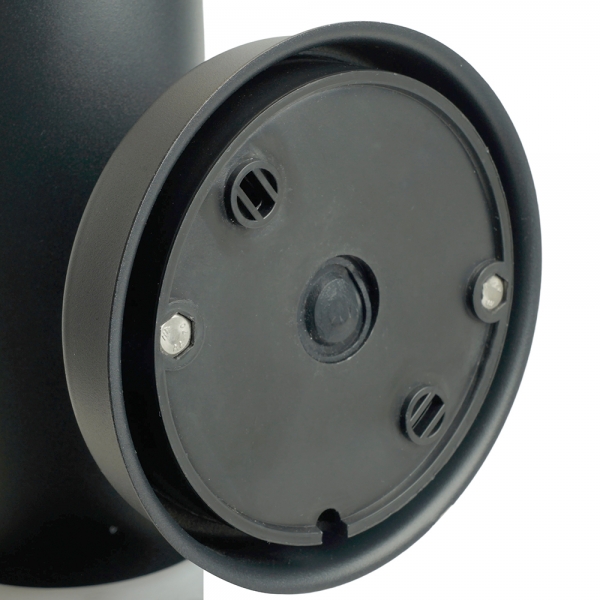 Светильник садово-парковый Feron DH046-B, Техно на стену, 18W E27 230V, черный 51526