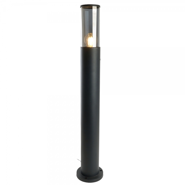 Светильник садово-парковый Feron DH1305, столб,  E27 230V, черный 51333