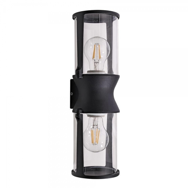 Уличный настенный светильник Arte Lamp Minchir A8306AL-2BK