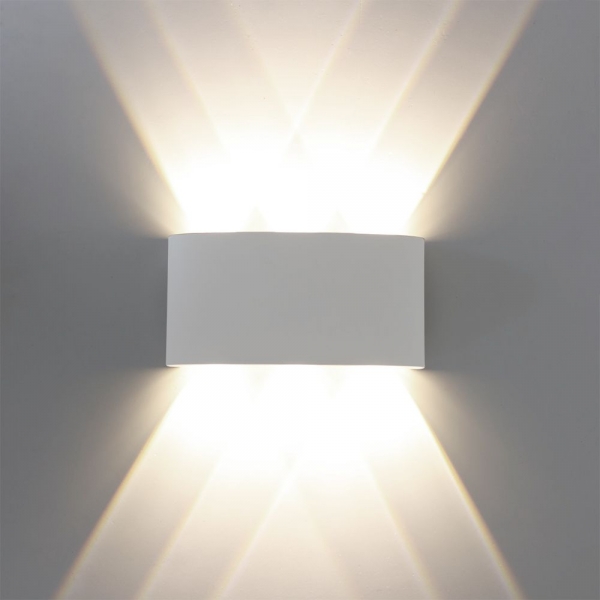 Уличный настенный светодиодный светильник Arte Lamp Bosto A3122AL-6WH