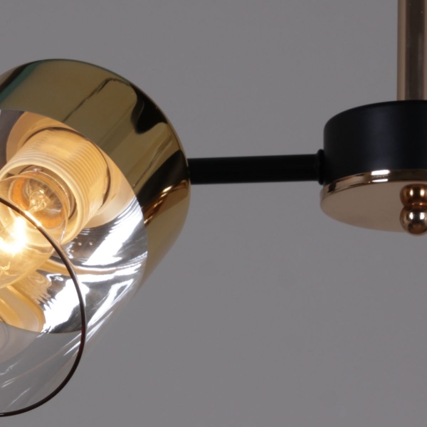 Потолочная люстра Reluce 11555-0.3-04 BK+FGD