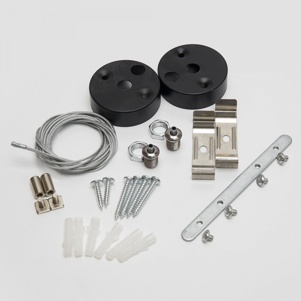 Светильник светодиодный линейный Feron AL4020 IP20 18W 6500К, рассеиватель матовый в алюминиевом корпусе, черный 590*70*55мм серия MattLine 51468