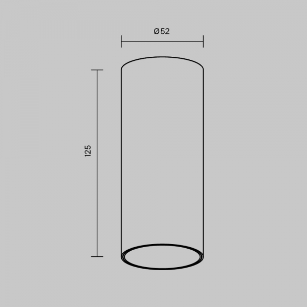 Потолочный светодиодный светильник Maytoni Technical Focus Led C056CL-L12W2.7K-W-BS