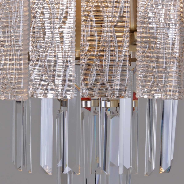 Бра ILLUMICO IL3581-2WSQ-25 AB GENOA