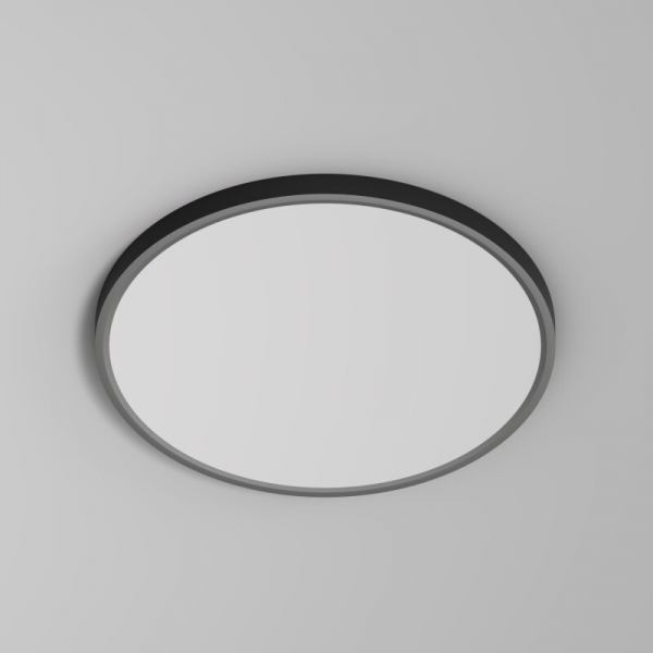 Потолочный светодиодный светильник Denkirs Thin DK6522-BK