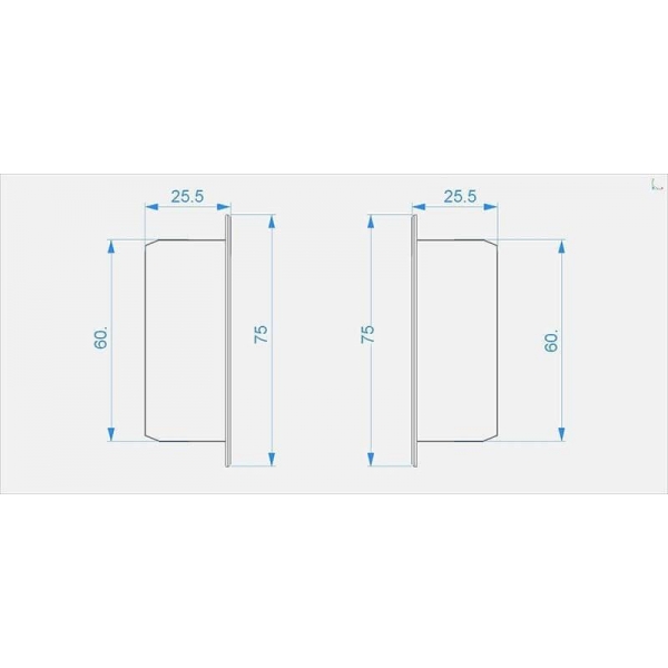 Заглушка Deko-Light End Cap P-EL-02-10 Set 2 pcs 978250