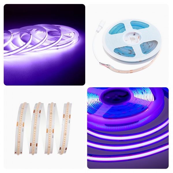 Светодиодная лента Apeyron 11W/m 352LED/m COB фиолетовый 2M 182ОО