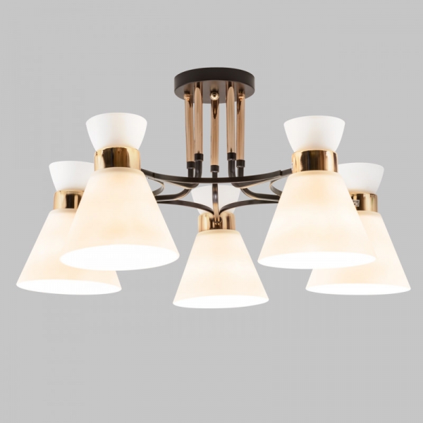 Потолочная люстра IMEX MD.5692-5-S-COFFEE+FGD