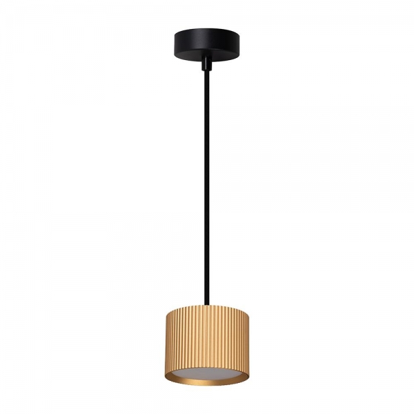 Светильник потолочный Feron Barrel HL4588 ARIA  levitation 12W, 230V, GX53, золото + черный, на подвесе 1,7 м