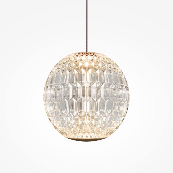 Подвесная светодиодная люстра Maytoni Sapphire MOD293PL-L140BS3K