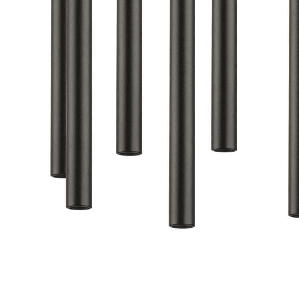 L8T747347 Люстра TUBO LED 40W 2560LM 25G ЧЕРНЫЙ 4000K