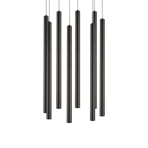 L8T747247 Люстра TUBO LED 40W 2560LM 25G ЧЕРНЫЙ 4000K