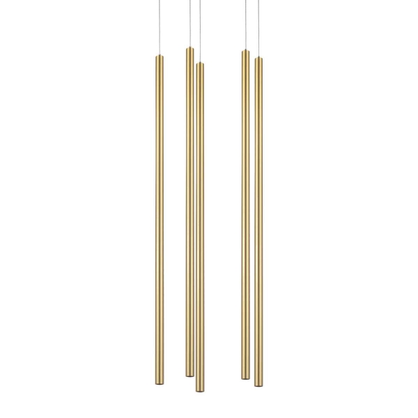 L5T747443 Люстра TUBO LED 25W 1600LM 25G ЗОЛОТО 4000K