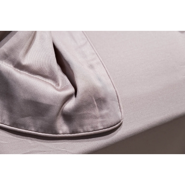 130HB-FSH18030-PROS ROS Простыня на резинке сатин пудреная роза 180*200*30