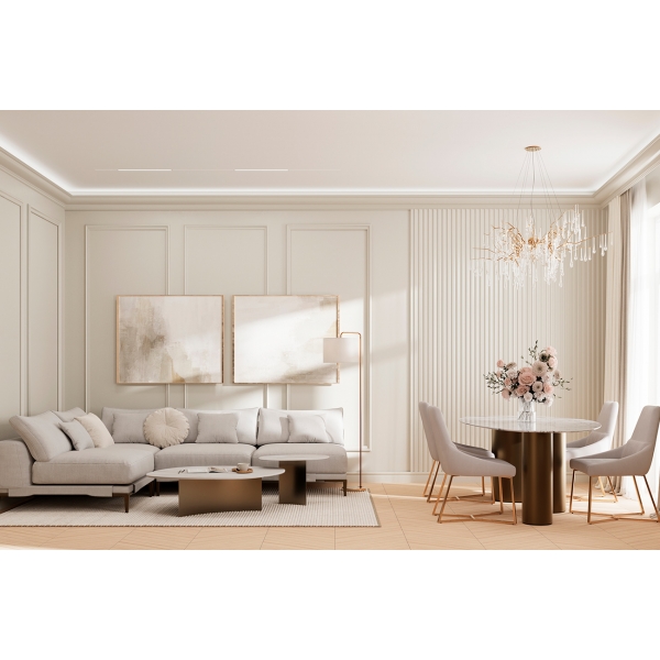 22-89017FL Торшер плафон белый 42*h.155 см