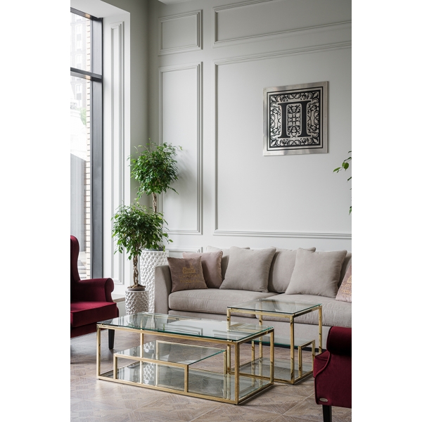 ZS-C785-34 Кашпо 36*36*86см цвет жемчужно-белый