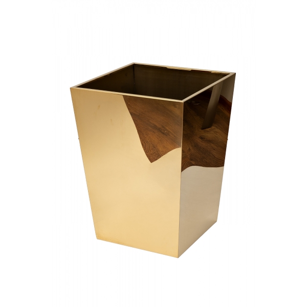 2K616190G Кашпо напольное h.57см, цвет золото
