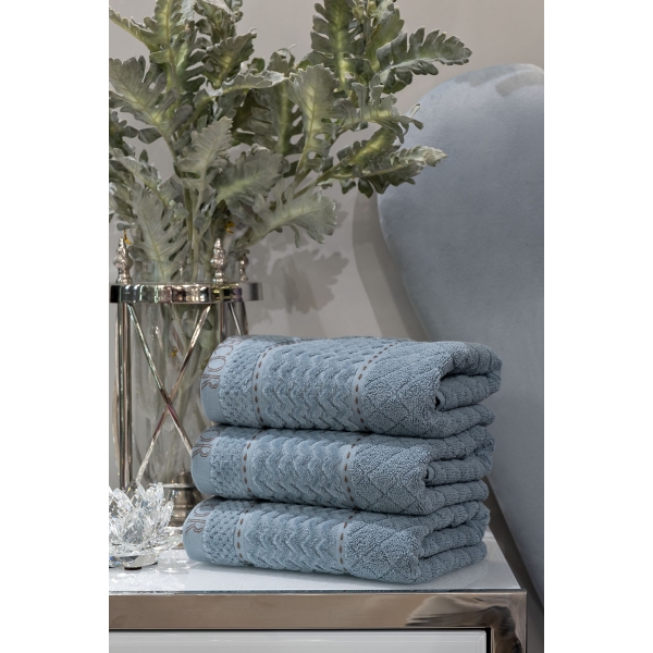 119VAL-ARG70140-POL GOL Полотенце Наполи голубое 70*140