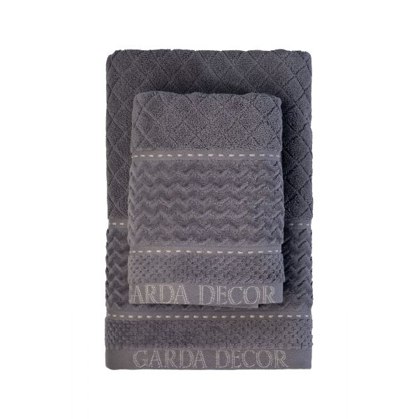 119VAL-ARG70140-POL SER Полотенце Наполи серое 70*140