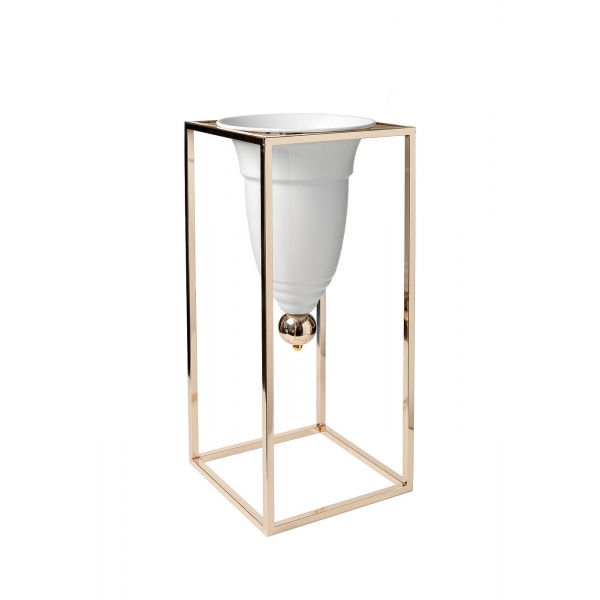 2K389267-G Подставка под цветы d24*60cм, цвет золото