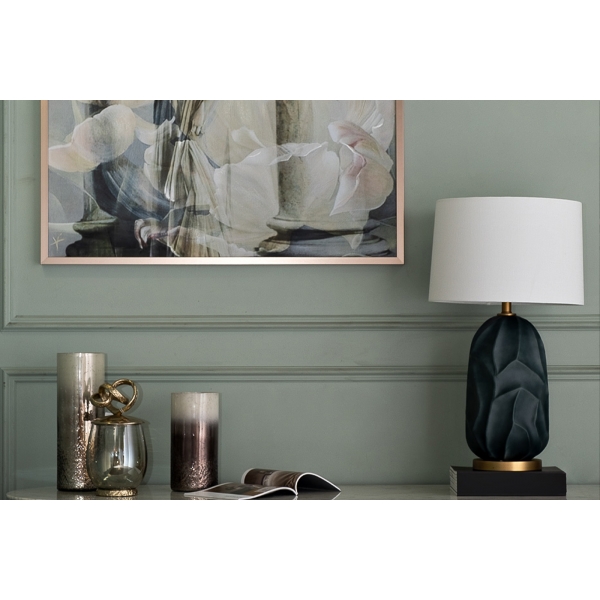 71PN-52206 Ваза стекл. серо-золотистая 25*13*13см