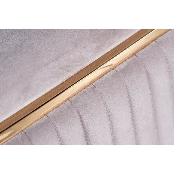 102AN-PUF-1300-SER Пуф Glarus, велюр серый 45*45*45 см