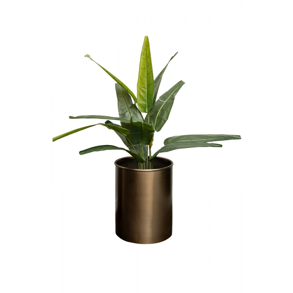 58DB-18239 Кашпо напольное, цвет матовая бронза d50*60см