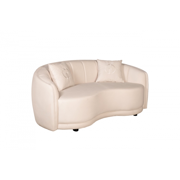 102AN-33822 Диван двухместный бежевый 187*106*79см (без канта)