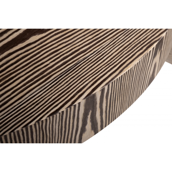 58DB-23188 Стол журнальный Zebrano d140*42см