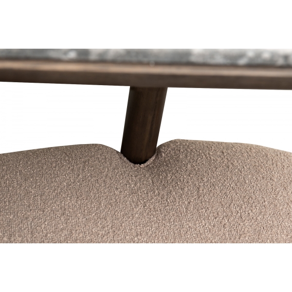 58DB-23177 Зеркало с полкой и пуфом 67*35*154см