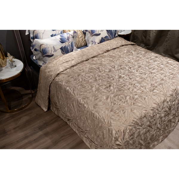 121GD-14612 Покрывало Houston Кристалло 260*260 со стежкой