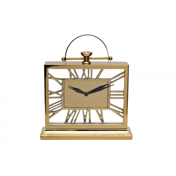 79MAL-5868-31G Часы настольные золото h33см