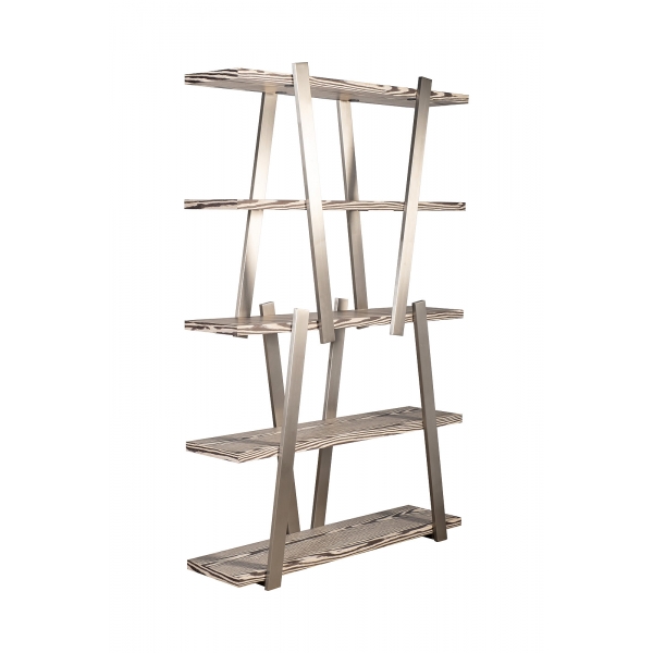 58DB-16000 Стеллаж Zebrano 120*33,5*185,5см